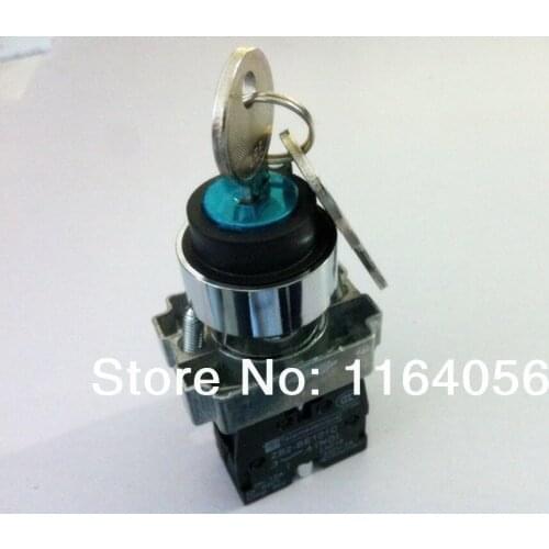 1 NO key 2 Position Selector Select Switch Maintained BG21 600V 10A