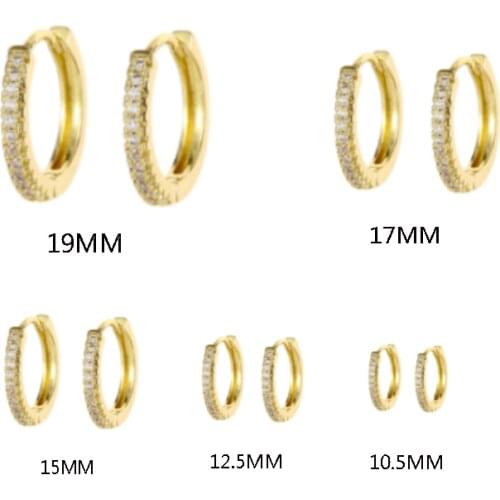 Minimalist 1 pair Small circle Hoop Earrings French Punk Hip-Hop Small Piercing Earrings For Women Party Jewelry Accessories