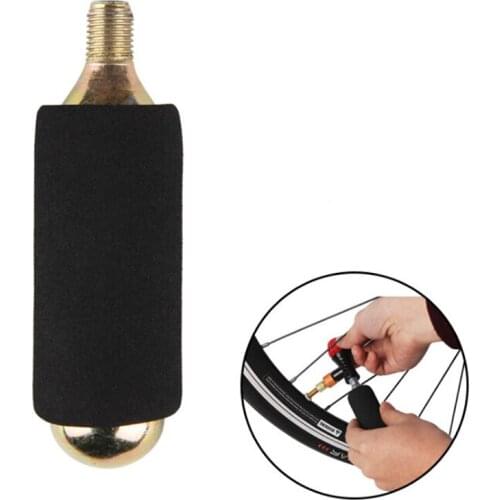 1PCS Bicycle CO2 Cartridge Sponge Cover For 16 G CO2 Inflator Bike Pump Bike Air Inflator Accessories (CO2 Box Not Included)
