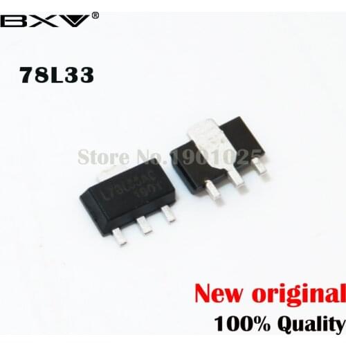10pcs/lot L78L33ABUTR 3.3V .1A SOT-89 L78L33ABU 78L3 L78L33A 78L33 L78L33 78L33A