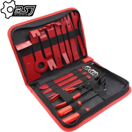 19Pcs Trim Removal Tool Auto Panel Deur Audio Trim Removal Tool Kit Auto Clip Tangen Sluiting Remover Tool Set
