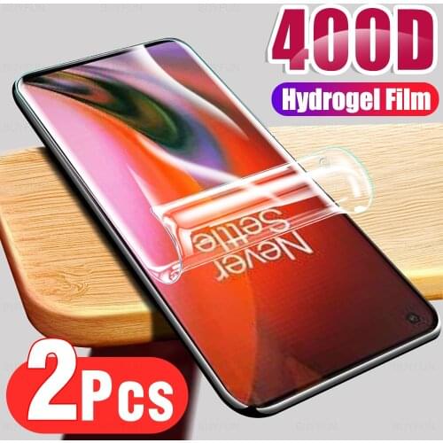 2Pcs HD Full Cover Soft Hydrogel Film For OnePlus Nord 2 5G Phone Screen Protection For One Plus Nord2 2021 6.44" Film Not Glass