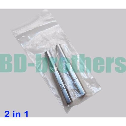 2 in 1 Security Bit 3.8mm 4.5mm Hexagon Screwdriver Open Tool Gamebit for Nintendo NGC SFC MD NES N64 SNES Gameboy 1000set/lot