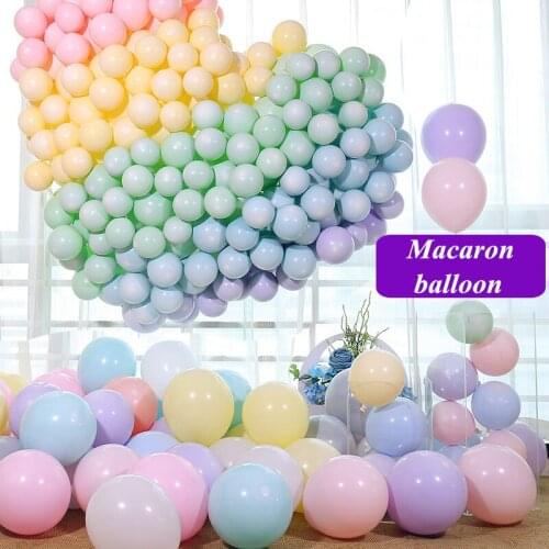 20/50Pcs 10Inch Macaron Latex Balloon Pastel Candy Balloon Wedding Birthday Party Decoration Baby Shower Decor Air Globos Baloon