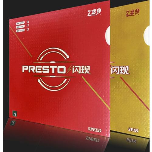 729 Friendship Presto SPEED Table Tennis SPIN Rubber with Spong Cake Sponge Rubber