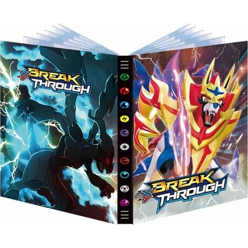 Pokemon Album Book Anime Map Game XY Pokémon Big 432 Card 9 Pocket Collection Holder Binder Folder Top Toys Gift For Kids