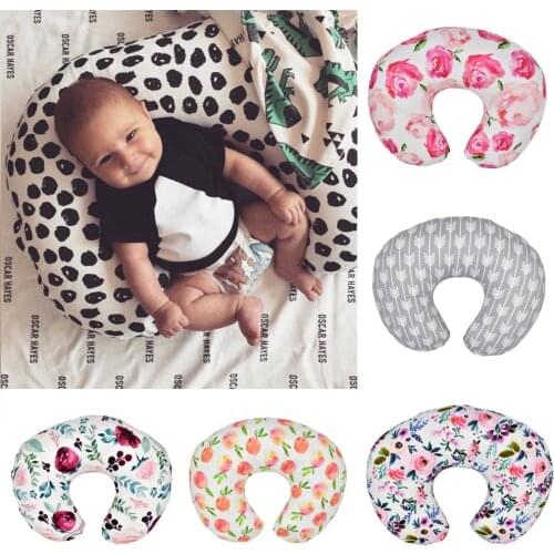 ARLONEET Newborn Nursing Baby Breastfeeding Pillows U-shaped pillowcase pillow seat removable Pillow Cover Slipcover CD04