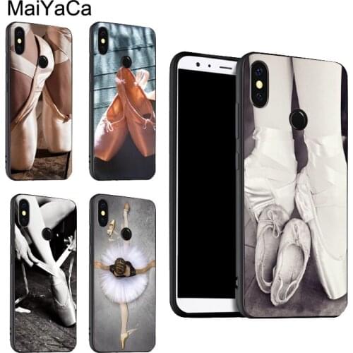 Ballet Ballerina Dance Shoes Slipper For POCO X3 F2 Case For Redmi Note 9 Pro 8 7 8T 9S 9A 9C For Mi Note 10 Lite 9T A3 Coque