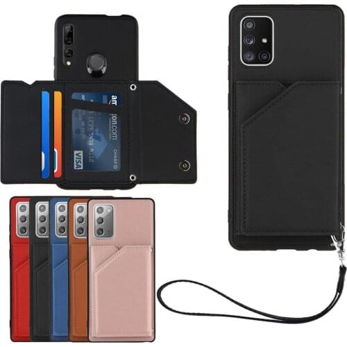 High Grade Flip Wallet Card Slot Back Case for huawei P40 Lite P30 Lite P30 PRO P Smart Z Y9 Prime Nova 6 SE PU Leather Cover