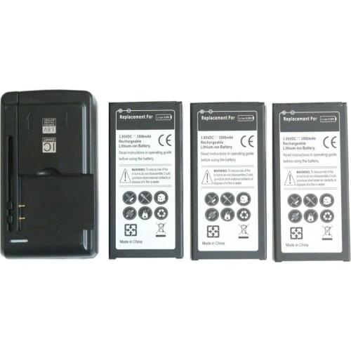 Ciszean 3x 3500mAh EB-BJ510CBC Replacement Battery + Universal Charger For 2016 Edition Samsung Galaxy J5 J510 J510FN J5109