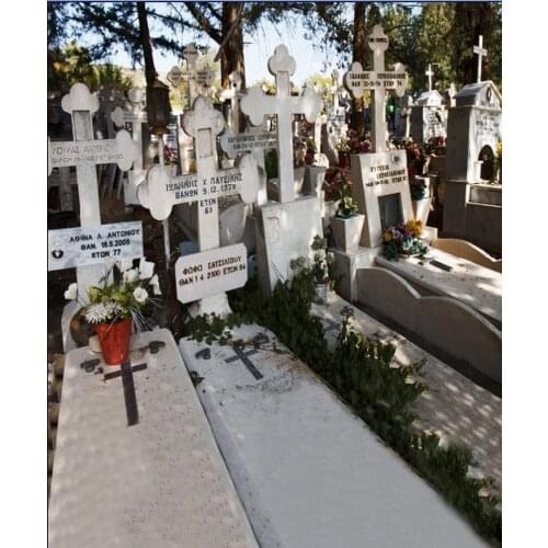 Cemetery Tombstone Photography Backdrops Photo Props Studio Background 5x7ft