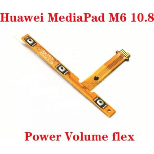 For Huawei MediaPad M6 10.8 Power On Off Volume Up Down Button Key Flex Cable