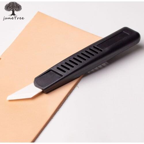 Junetree DIY cutting ceramic blade knife for leather craft tools super hard blade craft tools cutter No sharpening