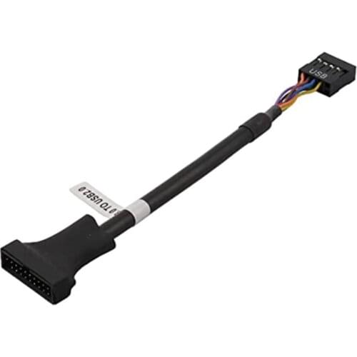 USB 3.0 Header to USB 2.0 Motherboard Adapter Cable 20 Pin USB3.0 Male to 9 Pin USB2.0 Converter Cable