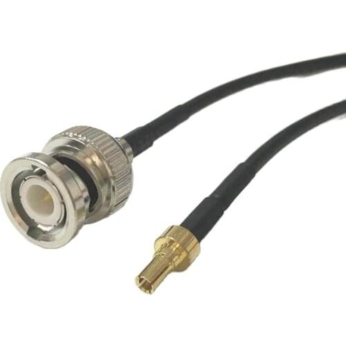 New BNC Male Switch CRC9 Male Plug straight/right angle RG174 Coaxial Cable Pigtail 20CM 8"/30CM/50CM/100CM Adapter wholesale