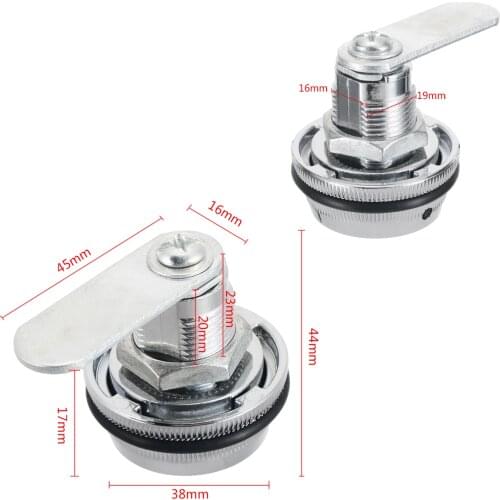 Mayitr 3 Digit Combination Camlock KEYLESS Mailbox Cabinet Locks Silver Password Security Home Cam Lock