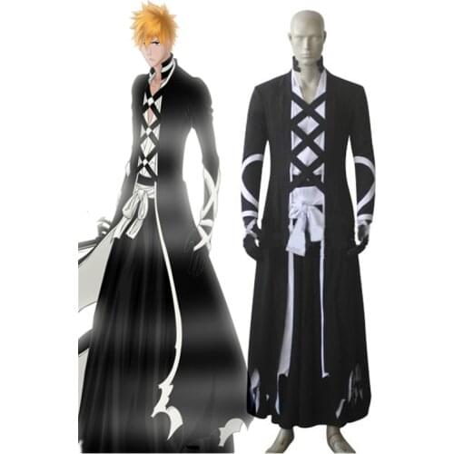 Bleach Kurosaki ichigo Cosplay Costume Bleach cosplay outfits Halloween cosplay costumes for adult