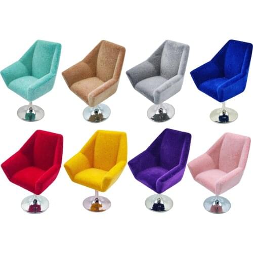 Dolls House Armchair Miniature Furniture 1:12 Chair Pretend Game Toys for Kids