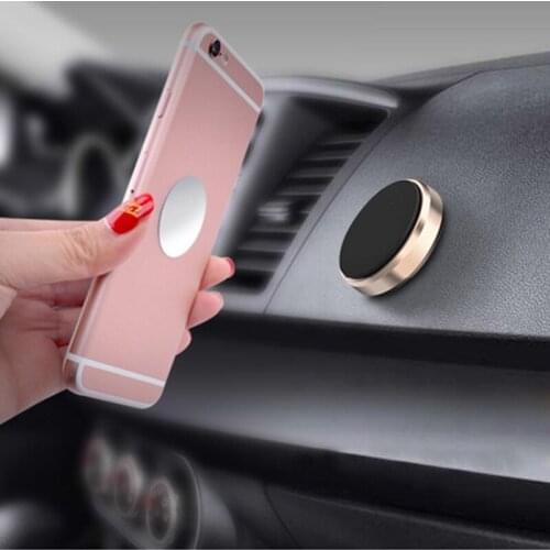 Mini Magnetic Magnetic Patch Metal Car Mobile Phone Car with Multifunctional Magnet Suction Mobile Phone Navigation Bracket