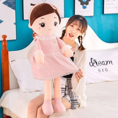 Lovely Princess Doll Stuffed Toys Plush Dolls Kids Toys for Girls Children Kawaii Baby Plush Toys Cartoon Soft Toys 40-70cm