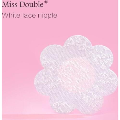 Miss Double Women lace nipple cover Invisible bra Breast Petals adhesive pasties Stickers for nipples intimates accessories