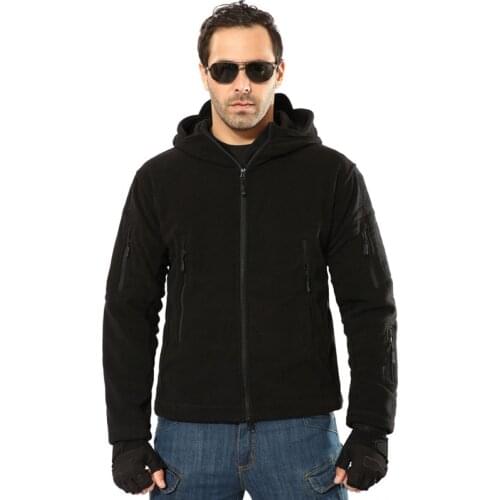 Men Winter Airsoft Military Jacket Fleece Tactical Jacket Thermal Hooded Jacket Coat Autumn Outerwear Mens Plus Size 4L