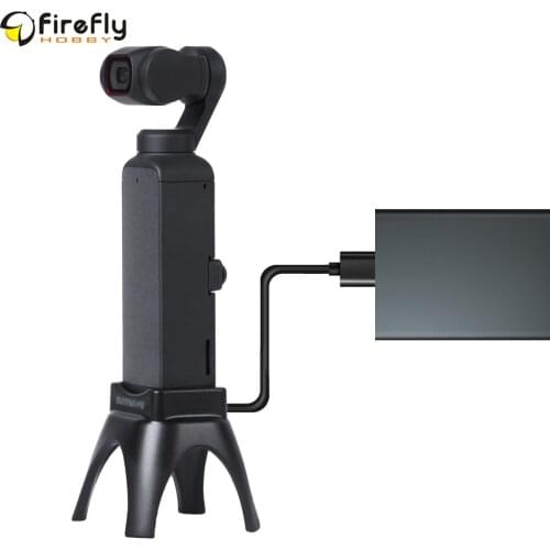 Sunnylife Heightened Supporting Mount Base Desktop Stand for POCKET 2/OSMO POCKET Gimbal Camera Charging Accessory