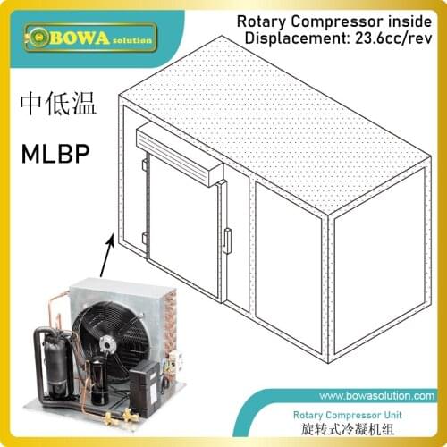 1.25HP R404a Low Temperature condensing unit is designed for laboratory equipments or medical treatment products, such as cutter