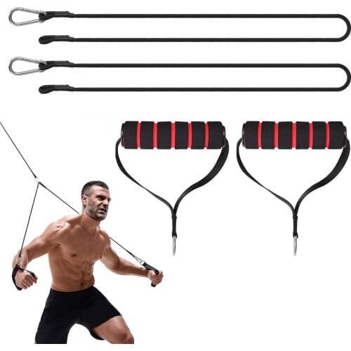 Pulley System Cable Anti-Tear Fitness Rope Comprehensive durable fitness muscle trainer for Arm Chest Back shoulder Training
