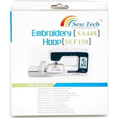 Sew Tech Embroidery Hoops for Brother Embroidery Machine Frames for Brother 6000D 6700D VE2200 VM6200D Embroidery Frame