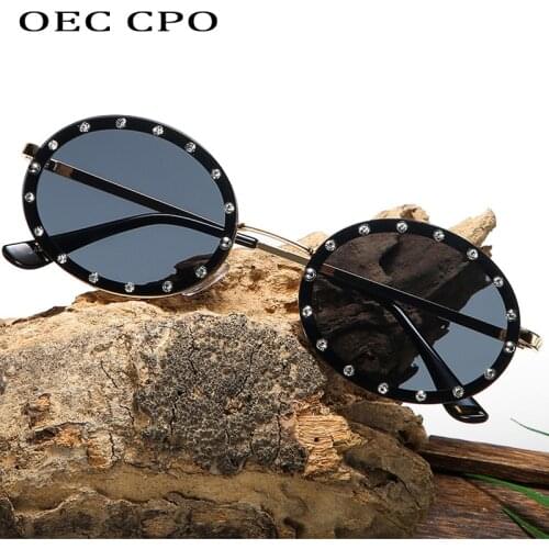 Brand New Design Classic Round Sunglasses Men Small Vintage Glasses Women Driving Metal Eyewear High Quality Glasses UV400 O456