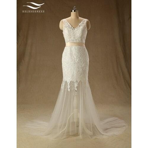 Свадебные платья силуэта русалка SOLOVEDRESS China At AliExpress