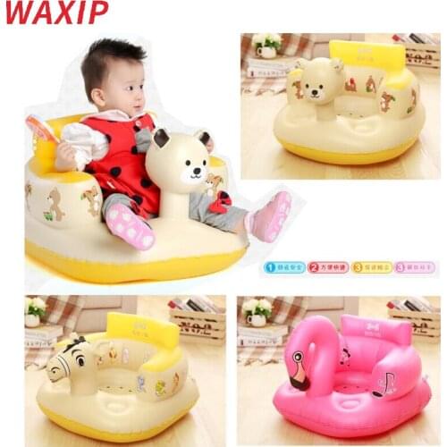 Stools Panda Baby Music Inflatable Sofa Study seat Child Dining Chair Convenient Multifunction children Sofas Bath Stool