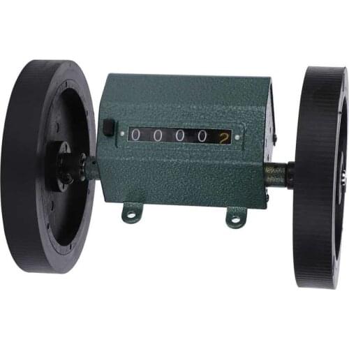 Z96-F Roller-Type Meter Counter 5 Digits for Mechanical Transmissions 0-9999.9 Meter/Yard for Measuring Textile Printing