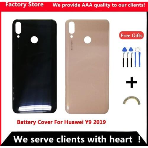 AAA Quality Battery Cover For Huawei Y9 2019 Back Cover Case For Huawei Y9 2019 Battery Cover Back Case