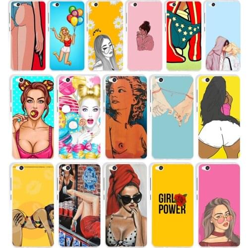 102AA hot flirt sexy girl gift Soft Silicone Tpu Cover phone Case for Xiaomi Redmi 4A 4x Note 4 4x case