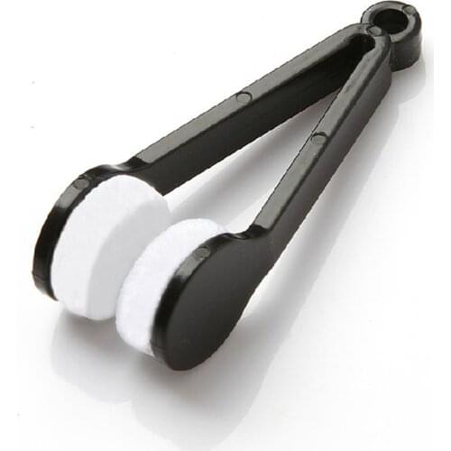 5 pcs! New Cheap Handle Eyeglass Sun Glasses Microfiber Spectacles mini Wipe cleaning cloth eyeglass brush supplies