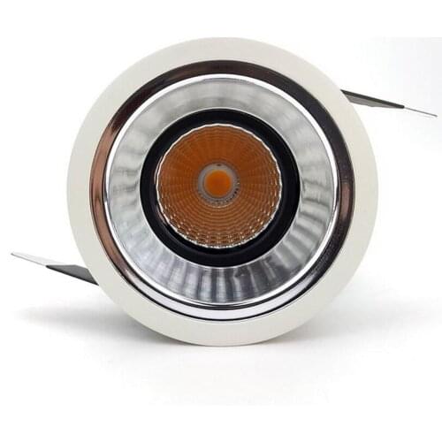 Indoor Lighting AC85-265V 10pcs/lot COB 10W 15W 20W 25W LED Spot Light Dimmable LED Downlight Ceiling Lamp Replace Halogen Bulbs