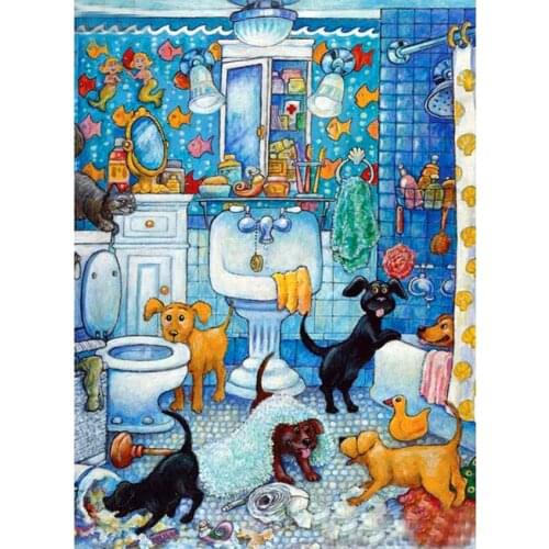 5D Diamond Painting dog picture of Rhinestone Art 3d Cross Stitch,animal Diamond embroidery mazayka diamond Sweet Home Decor