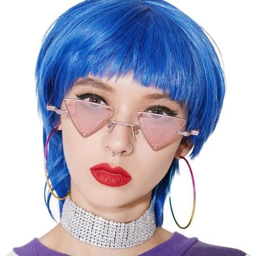 BANSTONE Fashion Triangle Hollow Out Metal SteamPunk Style Sunglasses Women Cool Brand Design Sun Glasses Oculos De Sol