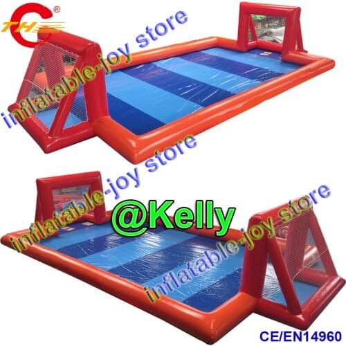 Free air shipping custom make inflatable soap football field, inflatable soap soccer field, inflatable football pitch for sale