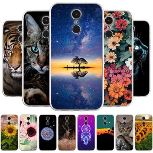 Case For LG K10 2018 Cartoon Phone bags Cover For LG K11 2018 Soft TPU Coque Capa Animal Painted Phone Fundas Bumper
