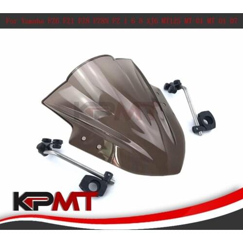 For Kawasaki Z1000 Z800 Z250 Z300 Z750 Z750R ER4N ER6N ER6F ABS Plastics Windscreen Deflectors 2004-2015 Motorcycle Windshield
