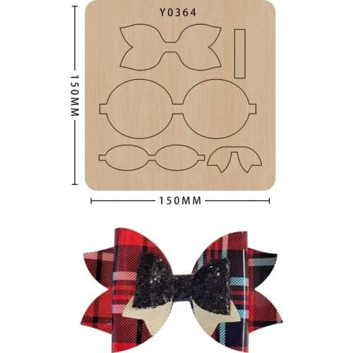 Wooden Cutting Dies Diy Craft 2021 New Bow Leather Mold Scrapbooking Suitable For Common Big Shot And Sizzix Machines