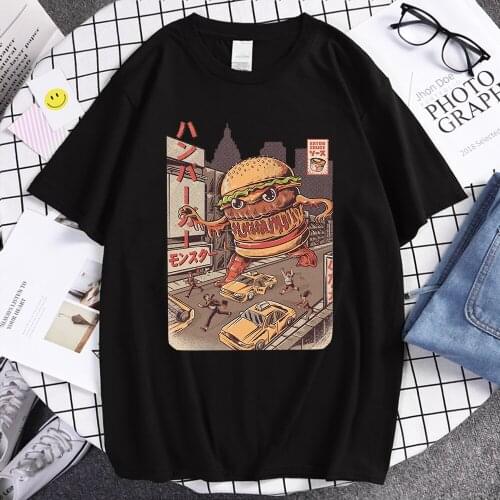 Japanese Style Cool Printing T-shirts Mens Simple o-neck Tops Oversized Creativity Tshirt Mens Comfortable Breathable T Shirts