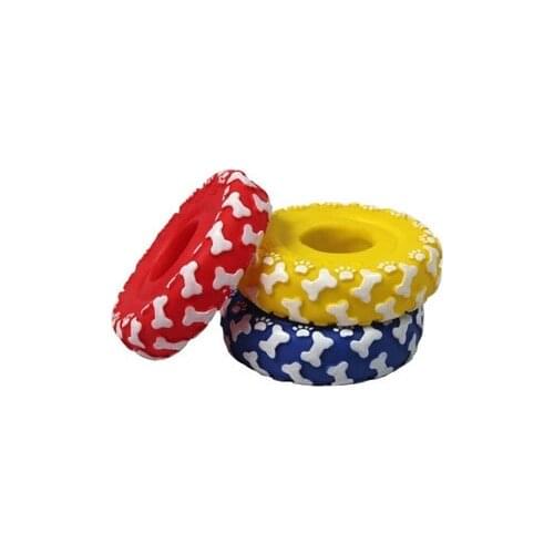 Pet Sound Tire Toy Voice Of The Non-toxic Rubber Toys Unisex Squeeze-sounding Dabbling Latex 2021