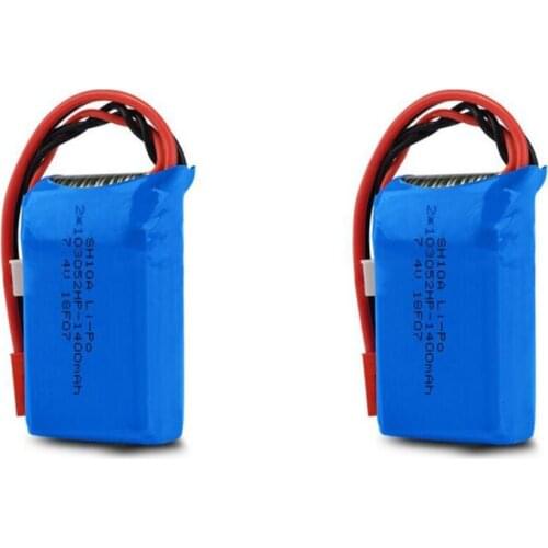 MN D90 D91 WPL B1 B14 B16 B24 C14 C24 B36 1:16 Truck 4WD RC Crawler s Upgrade 7.4V 1400mah lithium battery JST plug