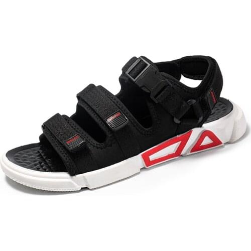 Mens Casual Shoes Outdoor Fashion Sandals Summer Beach Shoes Open Toe Light Non-slip High Quality Men Flats