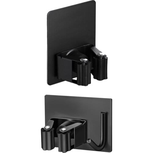 Wall Mounted Brush Broom Clip Holder Home Kitchen Stainless Steel Organizer