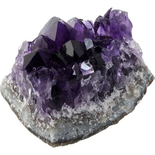 Natural Raw Amethyst Quartz Crystal Cluster Healing Stones Specimen Home Decoration Crafts piedras naturales y minerales 1127